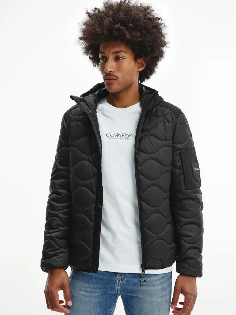 LIGHTWEIGHT ONION QUILT JACKET ck black
