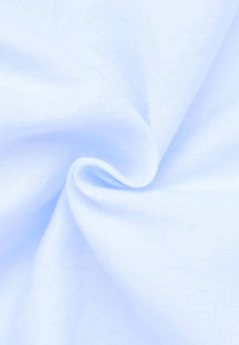 Linen Shirt Twill Langarm pastellblau