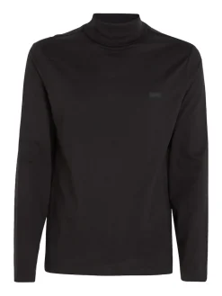 LIQUID TOUCH LS ROLL NECK ck black