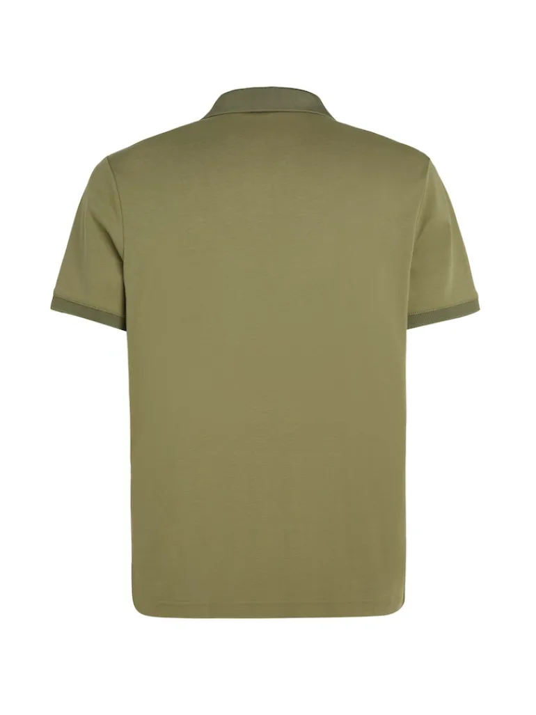 LIQUID TOUCH WELT ZIP POLO delta green
