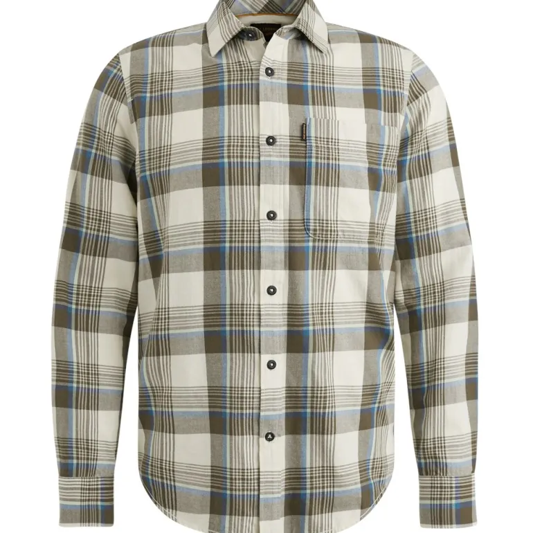 Long Sleeve Shirt Twill Yd Check beech