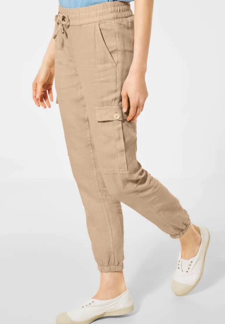 Loose Fit Cargo Hose stone beige