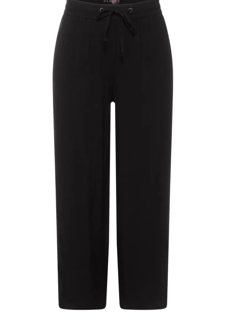 Loose Fit Hose mit Wide Legs black
