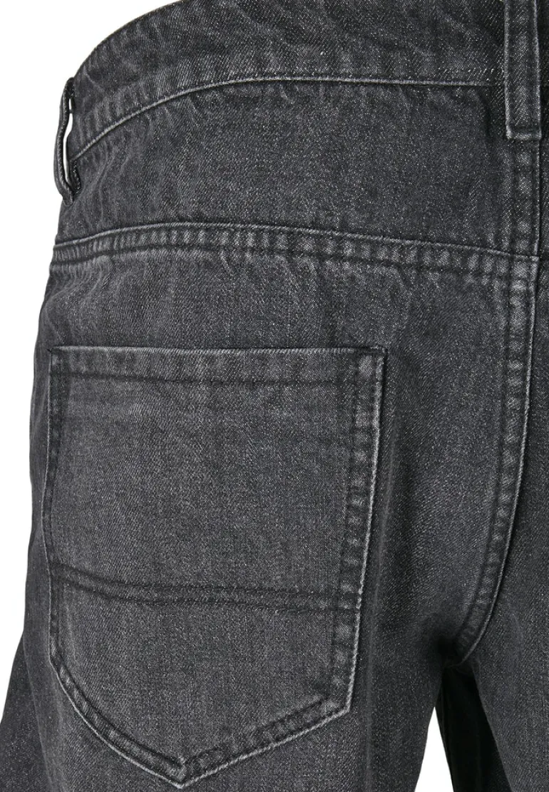 Loose Fit Jeans real black washed