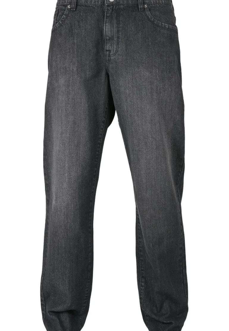 Loose Fit Jeans real black washed
