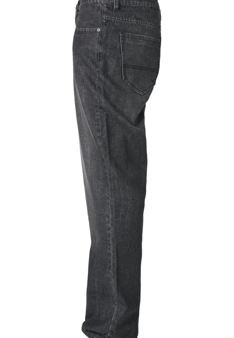 Loose Fit Jeans real black washed