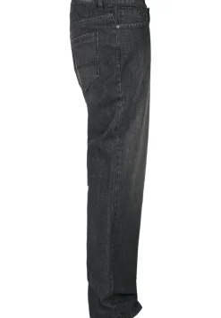 Loose Fit Jeans real black washed