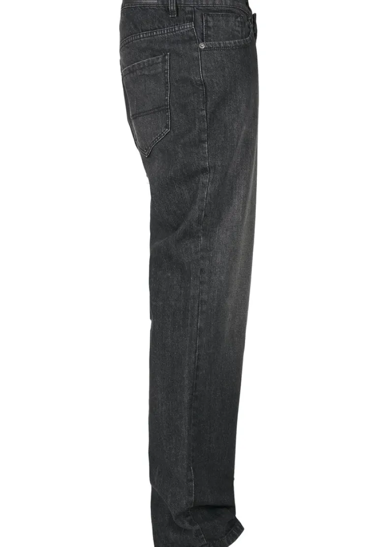 Loose Fit Jeans real black washed