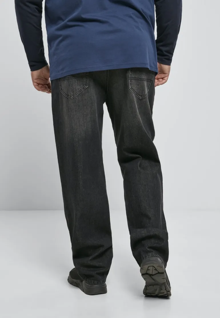 Loose Fit Jeans real black washed