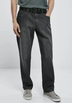 Loose Fit Jeans real black washed