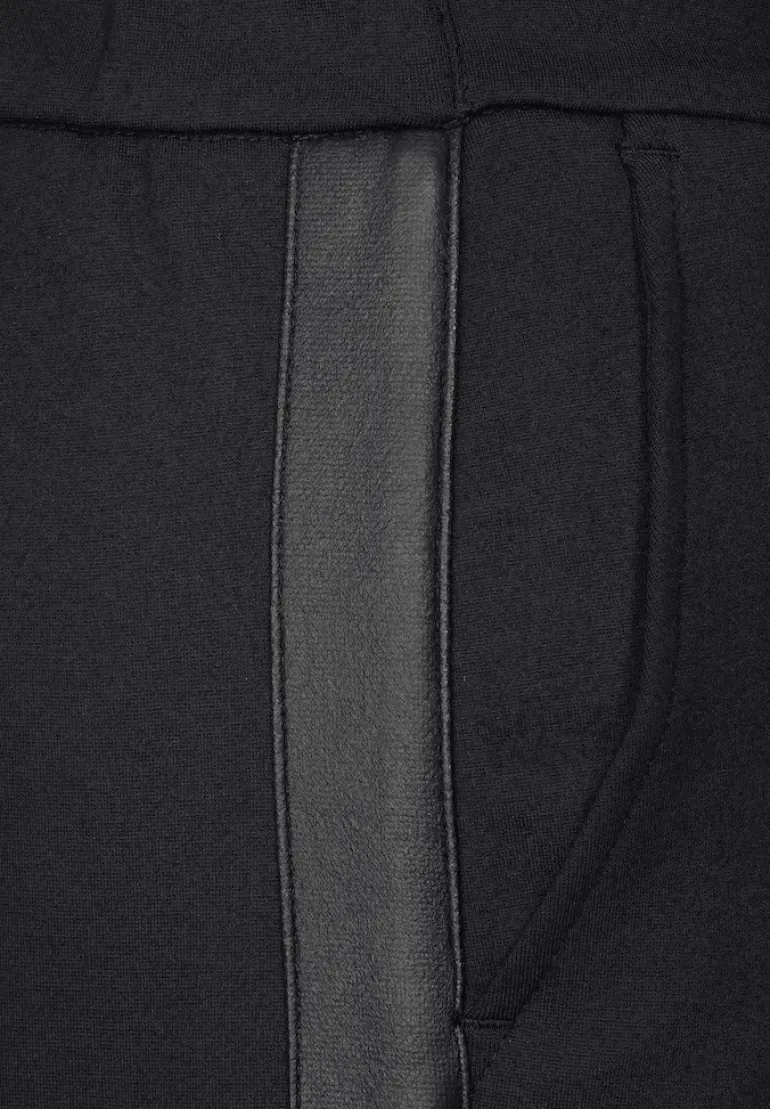 Loose Fit Jerseyhose black