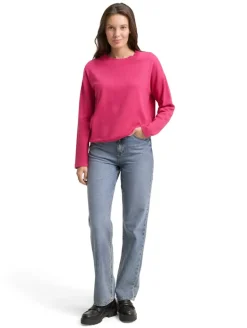 Loose Fit Sweatshirt cherry granita
