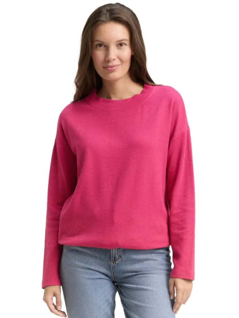 Loose Fit Sweatshirt cherry granita