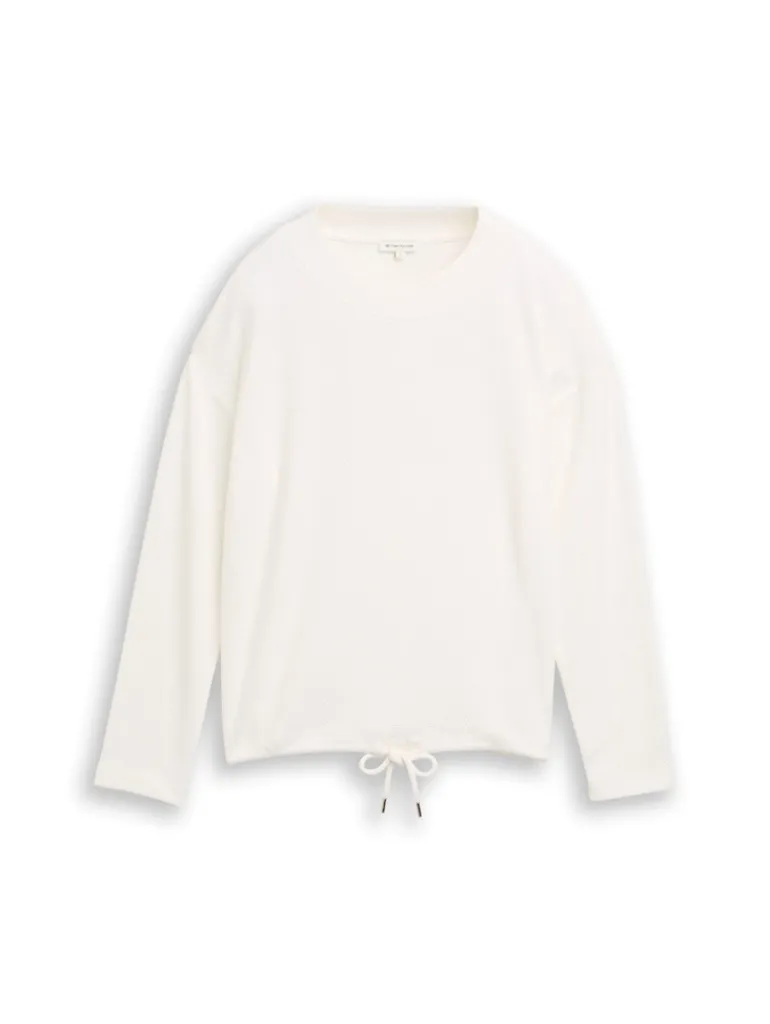 Loose Fit Sweatshirt whisper white