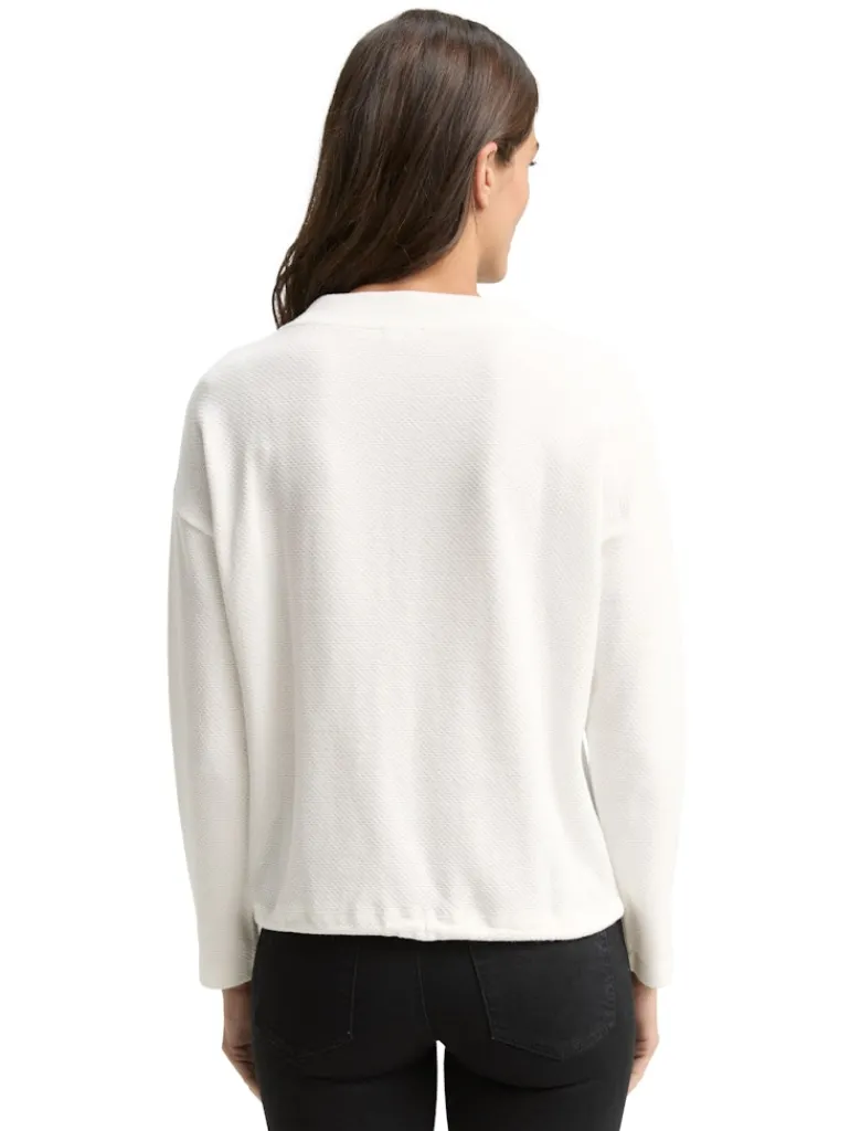 Loose Fit Sweatshirt whisper white