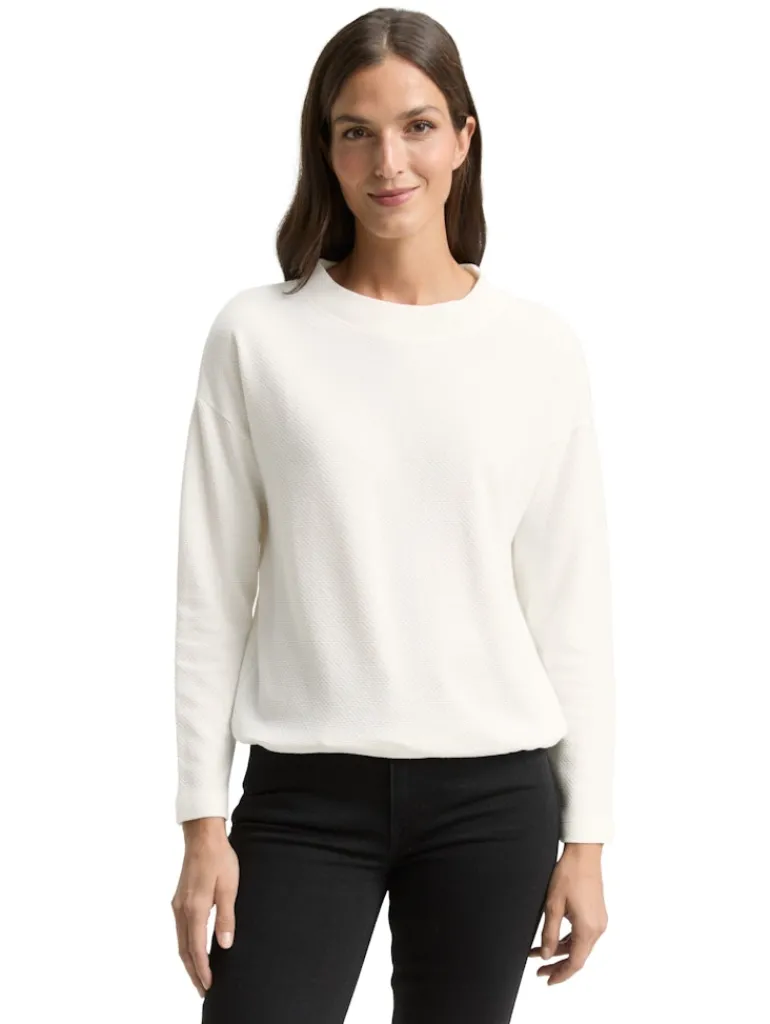 Loose Fit Sweatshirt whisper white