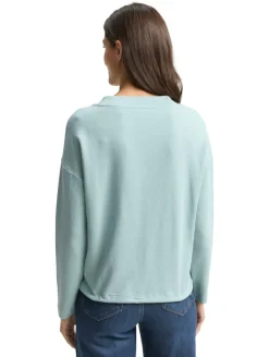Loose Fit Sweatshirt white moss
