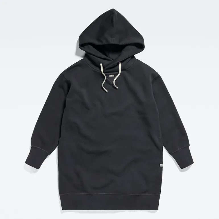 Loose Hoodiekleid shadow