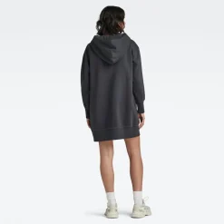 Loose Hoodiekleid shadow