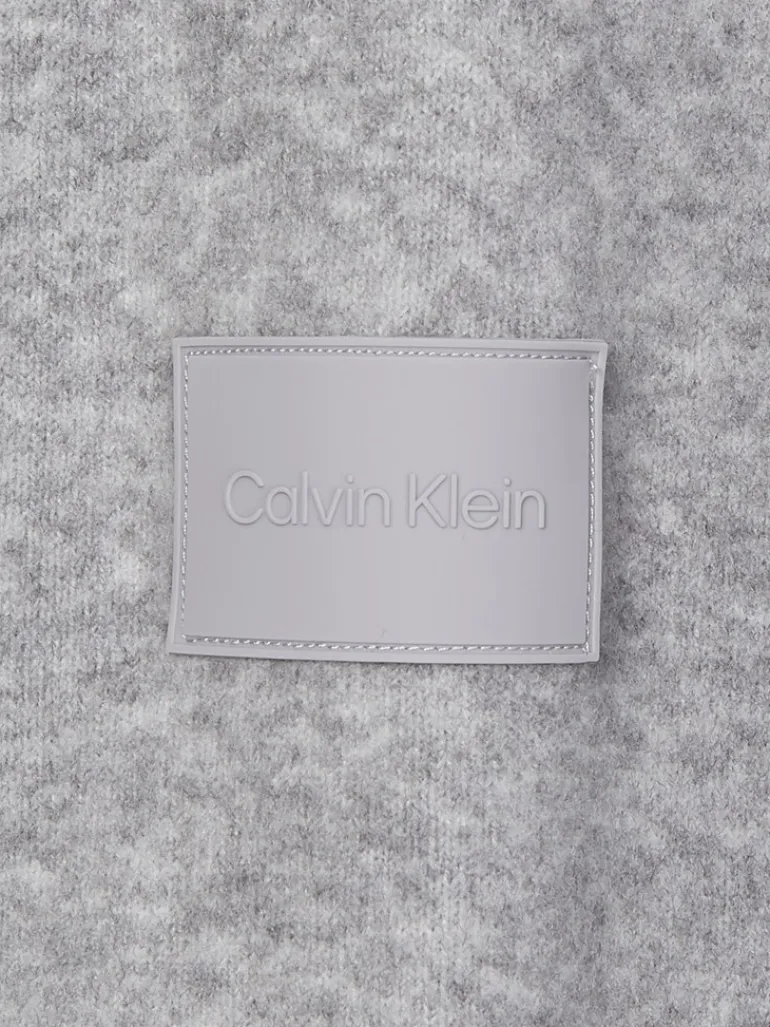 LYCRA BLEND COMFORT FIT SWEATER light grey heather