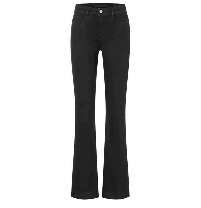MAC JEANS - BOOT, Authentic Stretch Denim schwarz
