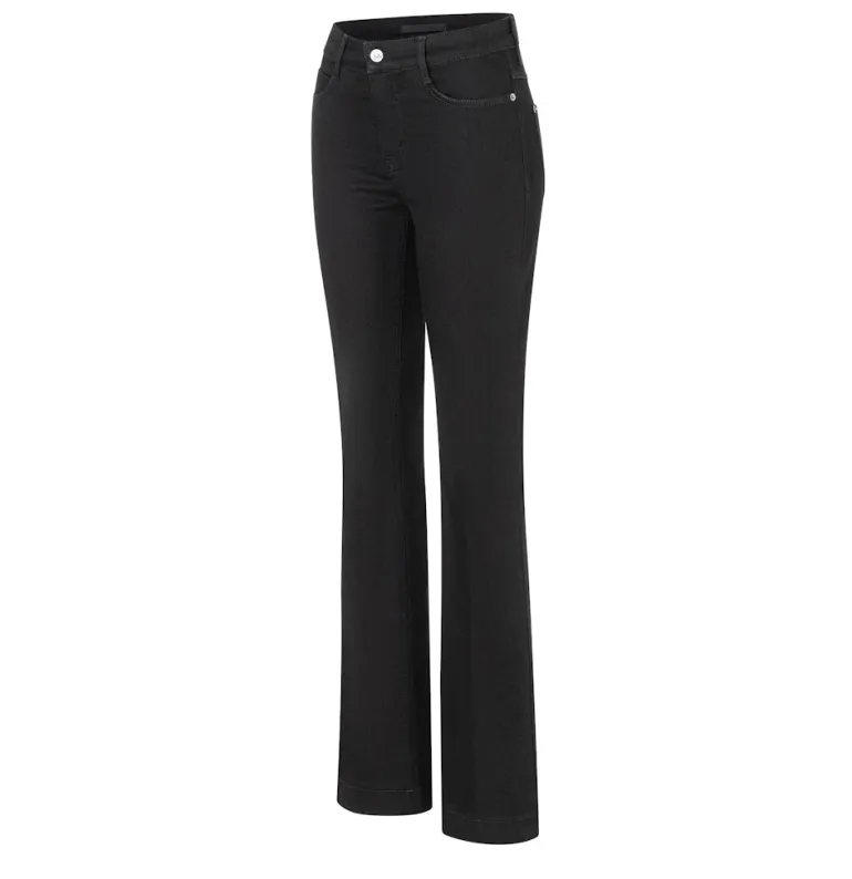 MAC JEANS - BOOT, Authentic Stretch Denim schwarz