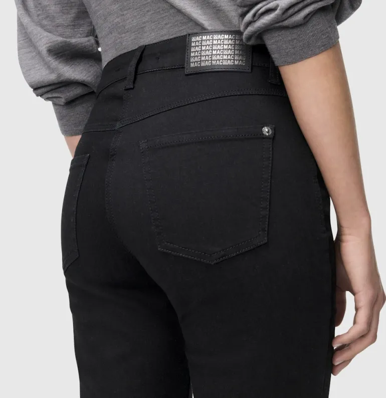 MAC JEANS - BOOT, Authentic Stretch Denim schwarz