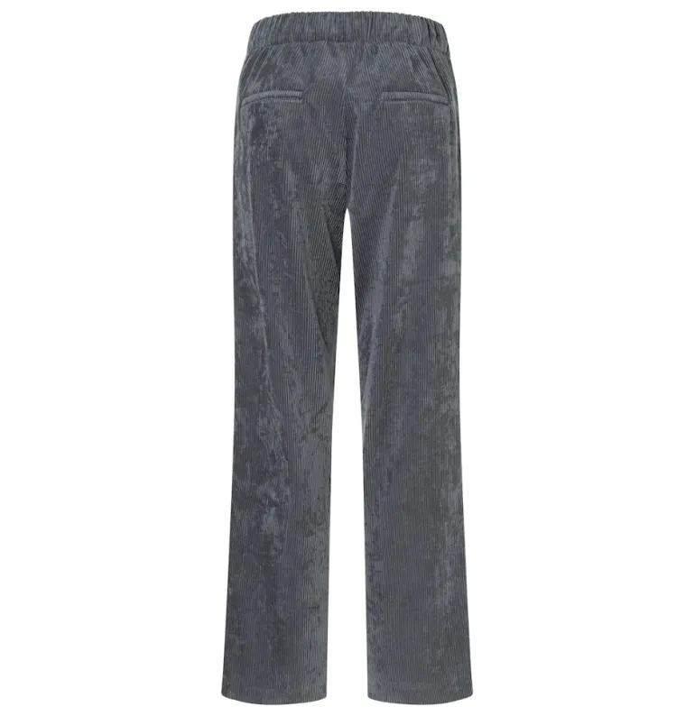 MAC JEANS - CHIARA, Fluid corduroy grau
