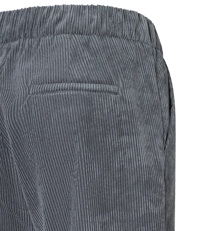 MAC JEANS - CHIARA, Fluid corduroy grau
