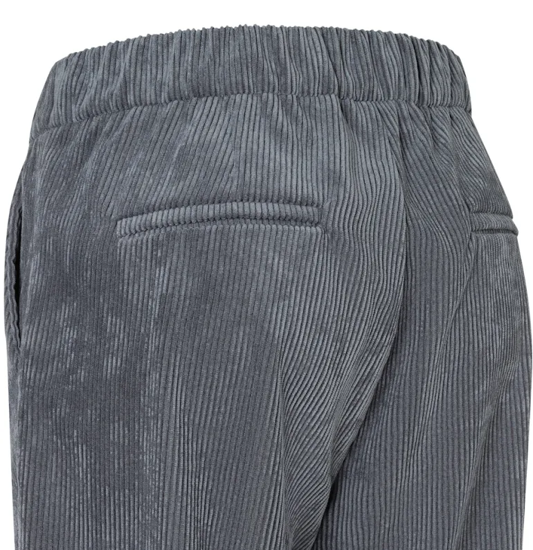 MAC JEANS - CHIARA, Fluid corduroy grau