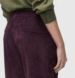 MAC JEANS - CHIARA, Fluid corduroy beeren