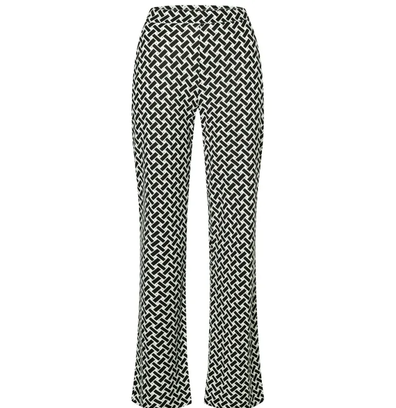 MAC JEANS - CHIARA, Jersey print schwarz