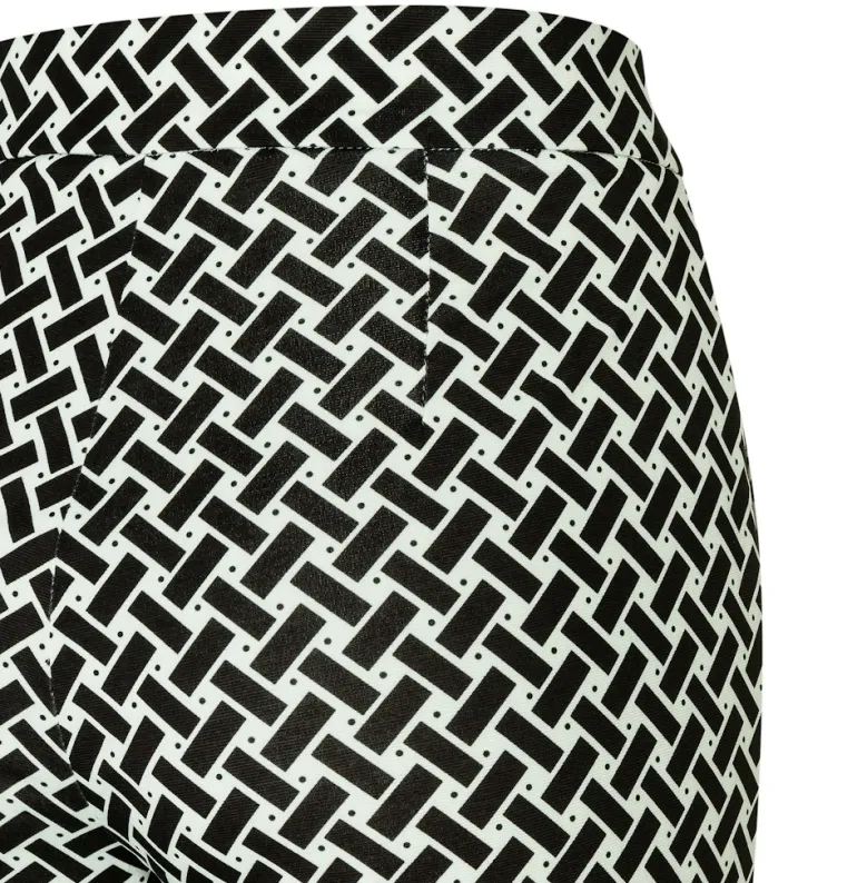 MAC JEANS - CHIARA, Jersey print schwarz