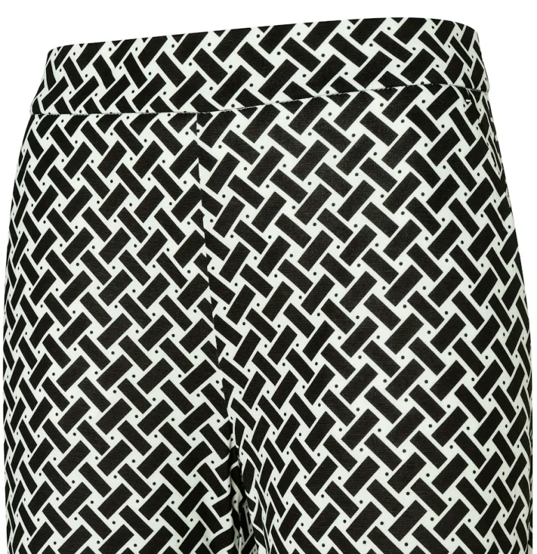 MAC JEANS - CHIARA, Jersey print schwarz