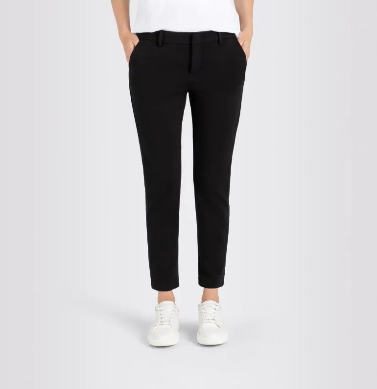 MAC JEANS - CLARIS , Light Jersey schwarz