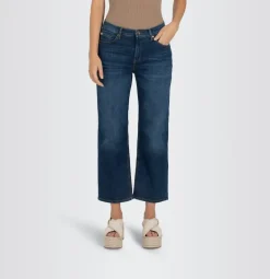 MAC JEANS - CULOTTE, Light weight denim blau