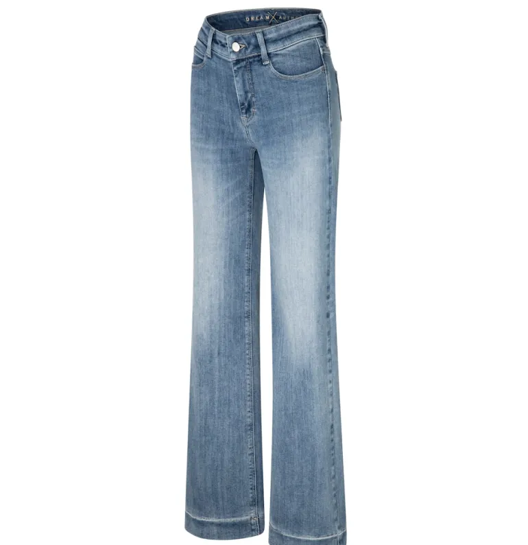 MAC JEANS - DREAM WIDE, Authentic mega flex blau