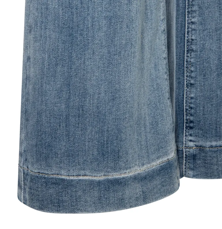 MAC JEANS - DREAM WIDE, Authentic mega flex blau