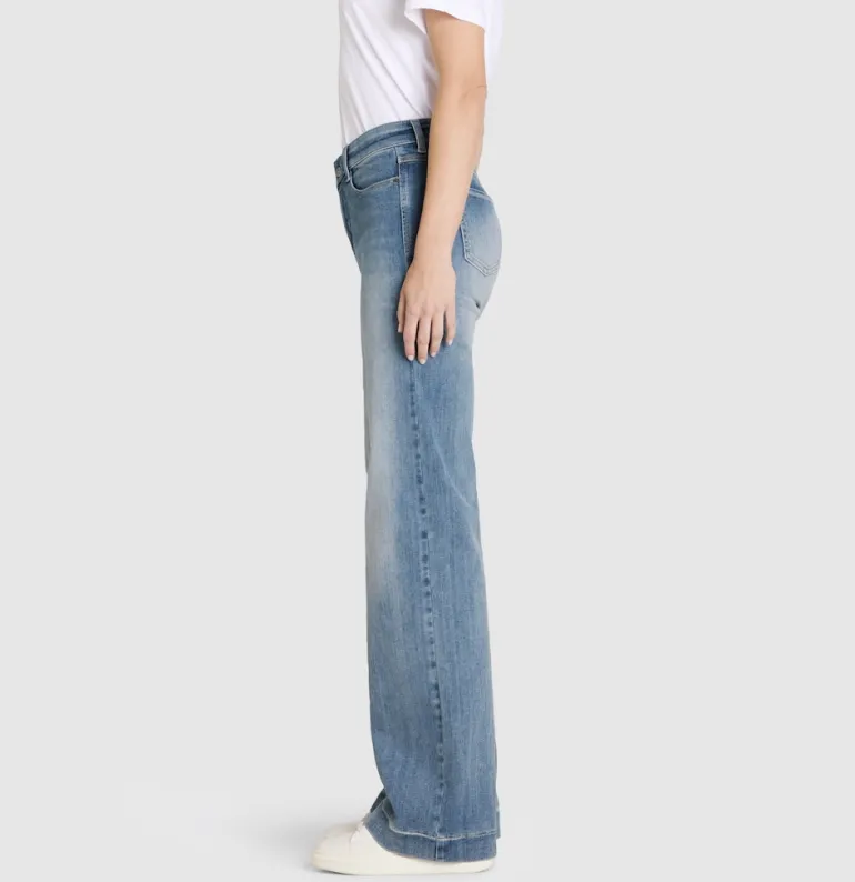 MAC JEANS - DREAM WIDE, Authentic mega flex blau