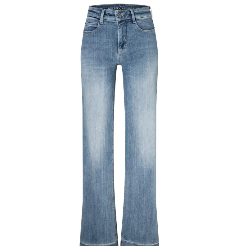 MAC JEANS - DREAM WIDE, Authentic mega flex blau