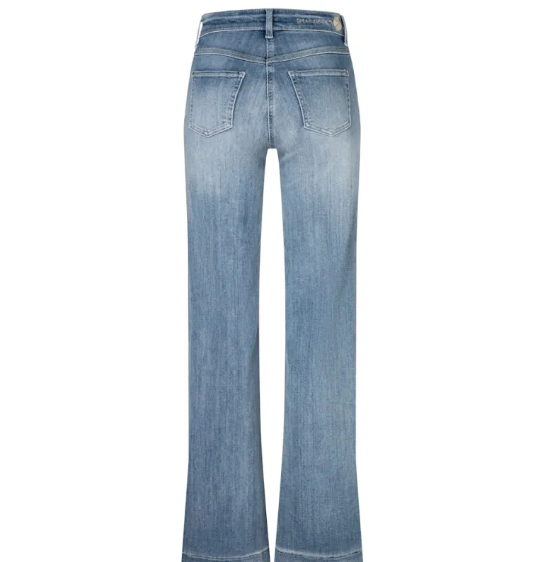 MAC JEANS - DREAM WIDE, Authentic mega flex blau