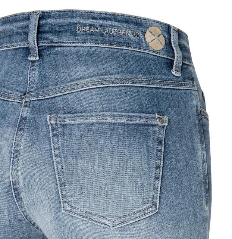 MAC JEANS - DREAM WIDE, Authentic mega flex blau