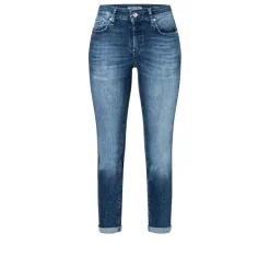 MAC JEANS - DRIVER PANTS, High stretch performance blau