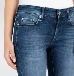 MAC JEANS - DRIVER PANTS, High stretch performance blau