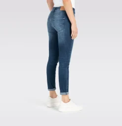 MAC JEANS - DRIVER PANTS, High stretch performance blau