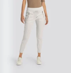 MAC JEANS - EASY, Authentic stretch gabardine beige