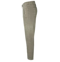 MAC JEANS - EASY, Cotton linen tencel grün