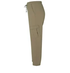 MAC JEANS - EASY, Floating crepe grün