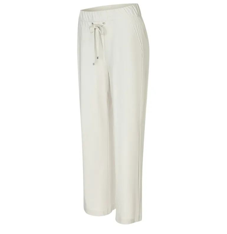 MAC JEANS - EASY WIDELEG, Premium techno stretch beige