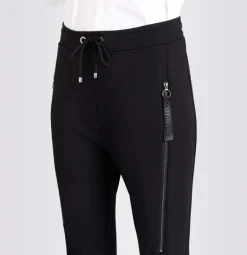 MAC JEANS - FUTURE, Stretch ribbon schwarz